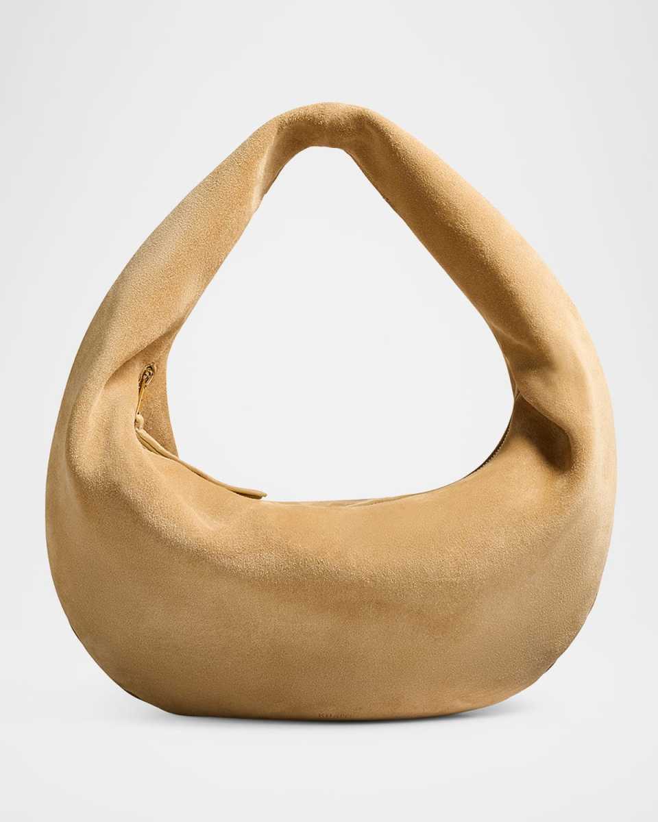 Olivia Medium Suede Hobo Bag